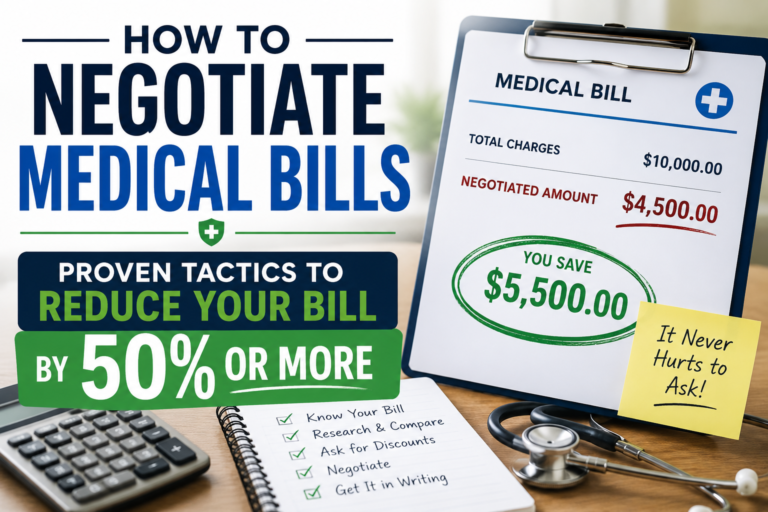 How to Negotiate Medical Bills: Proven Tactics to Reduce Your Bill by 50% or More