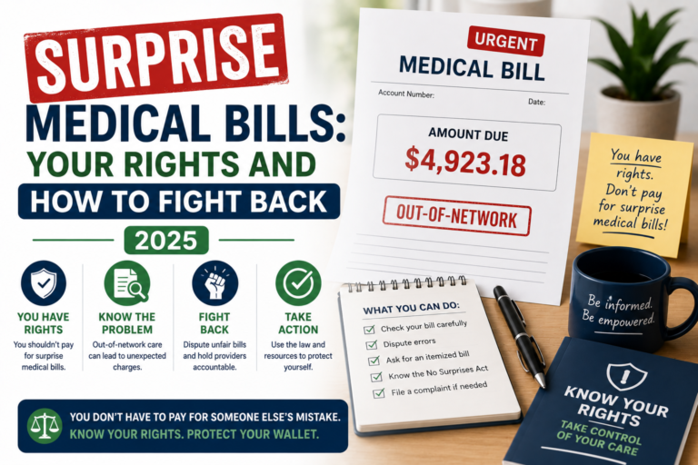 Surprise Medical Bills: Your Rights and How to Fight Back 2025